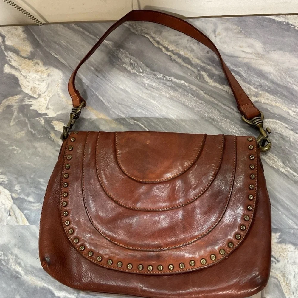 Spaghetti Western Genuine Leather   Messanger Bag - Picture 8 of 9